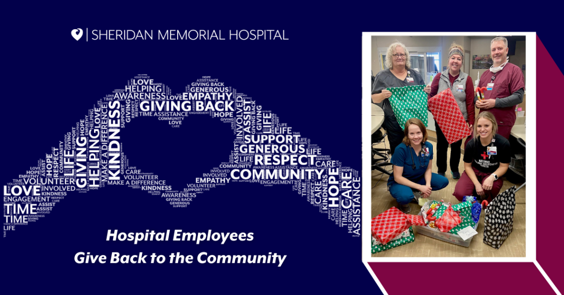 Hospital Employees Give Back To The Community Sheridan Memorial Hospital