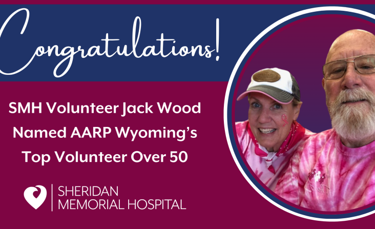 AARP Wyoming names SMH Volunteer Jack Wood as its 2024 Andrus Award Winner