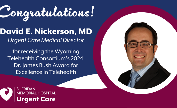 Dr. Nickerson earns Dr. James Bush Excellence in Telehealth Award