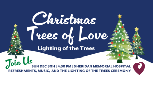 2024 Tree Lighting Ceremony @ Sheridan Memorial Hospital Cafeteria